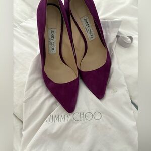 Jimmy Choo Fuchsia/ Purple Pumps Heels